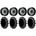 thumbnail image 1 of Fuel Stroke Black 24" Wheels 40" MotoHavok Tires Polaris RZR XP 1000 / PRO XP / Ranger XP 900/1000, 1 of 4