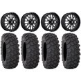 thumbnail image 1 of Fuel Stroke Black 24" Wheels 40" XTR370 Tires Polaris RZR XP 1000 / PRO XP / Ranger XP 900/1000, 1 of 4