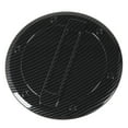 Fuel Tank Cap Carbon Fiber Style ABS Gas Fuel Tank Gates Door Cover Lid