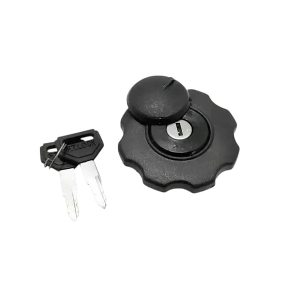 Fuel Tank Cap Cover Lockable + Keys Aluminum Fit For Mahindra Tractors