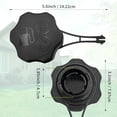 thumbnail image 1 of Fuel Tank Cap, Lawn Mower Gas Cap, Lawn & Garden Equipment Engine Fuel Tank Cap Genuine, Gas Tank Caps Replacement Fit for Lawn Mower, Black, 1 of 7
