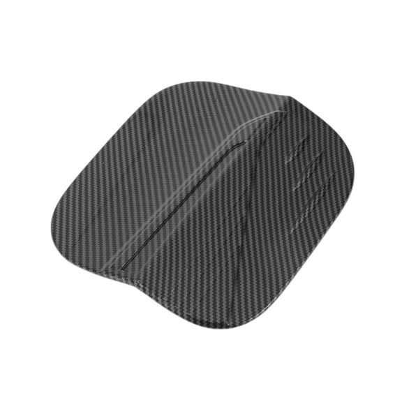 Fuel Tank Door Cap for Honda Civic 2022-2025 Fuel Filler Flap Cover Adhesive Type Carbon Fiber Black ABS