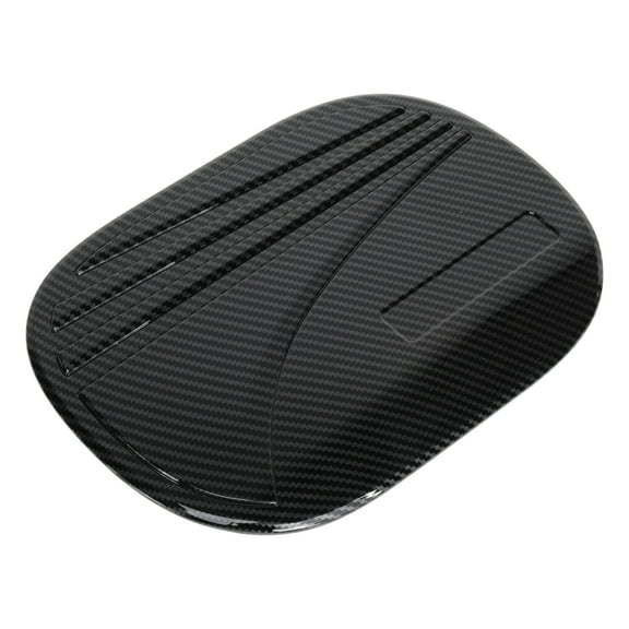 Fuel Tank Door Cap for Hyundai Tucson 2019-2020 Fuel Filler Flap Cover Adhesive Type Carbon Fiber Black ABS