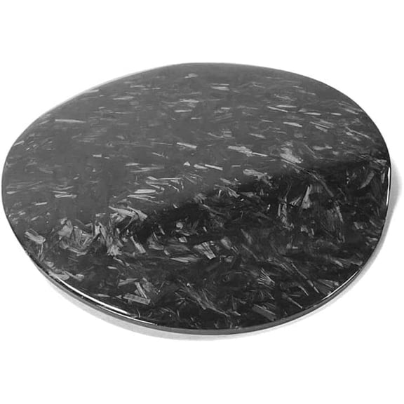 Fuel Tank Gas Door Cover Self-Adhesive | Fits 15-20Mustang | Forged Carbon Fiber