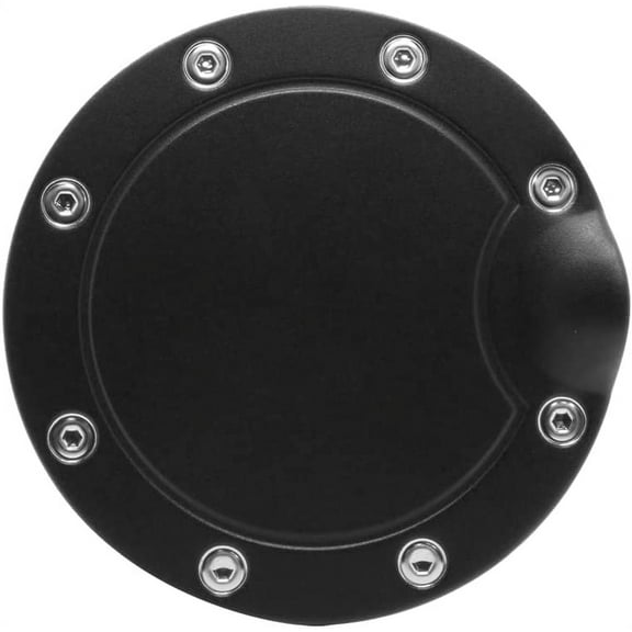 Fuel Tank Gas Door Cover Self-Adhesive | Fits 2003-2008 Ram | Black Color
