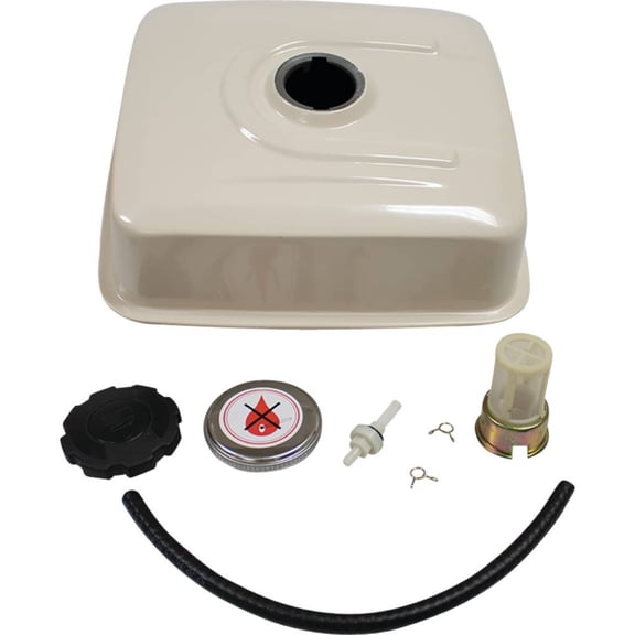 Fuel Tank Kit 6.5 Liter with Chrome Cap Compatible with Honda GX390 GX340 GX270 GX240 389cc 337cc 270cc OHV Pressure Washer Water Pump Go-Kart Predator 420cc Replaces 17510-ZE2-801ZC