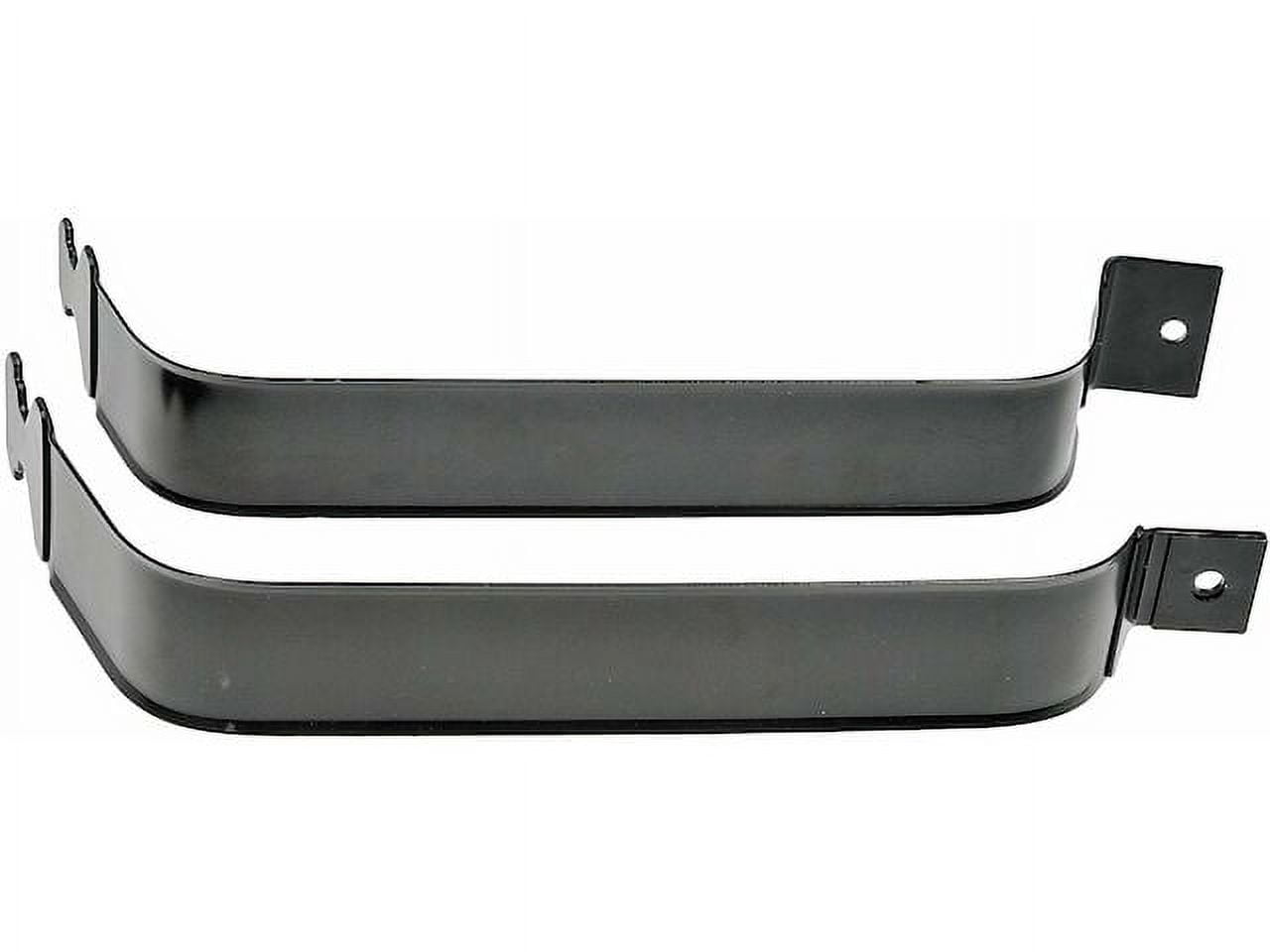A-Premium Fuel Tank Straps Set (2-PC) For Chevy/GMC C3500 K3500 1990-2000 & C3500HD 1991-2002 - Satin Steel, 22 Gallon Tank
