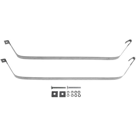 Fuel Tank Strap Set 2 - Compatible with 1955 - 1957 Chevrolet One-Fifty Series Base - Autopart Premium