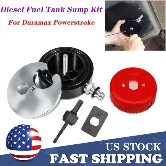 Fuel Tank Sump Kit FASS Airdog Fuelab Pump For Cummins Duramax, Powerstroke, Gas