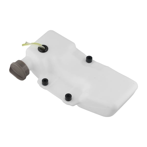 Fuel Tank for 1E48F 63CC Snowblower Tiller Earth Auger Engine - Replacement Part, Leak-Proof Design, Easy Install, Durable Plastic, 25x8x8cm, White