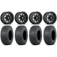 thumbnail image 1 of Fuel Tech Beadlock 15" Wheels Bk 32" Terra Hook Tires Kawasaki Mule Pro FXT, 1 of 4