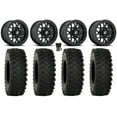 thumbnail image 1 of Fuel Tech Beadlock 15" Wheels Black 32" ATX470 Tires Sportsman RZR Ranger, 1 of 4