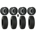 thumbnail image 1 of Fuel Tech Beadlock 15" Wheels Black 33" DX440 Tires Sportsman RZR Ranger, 1 of 4