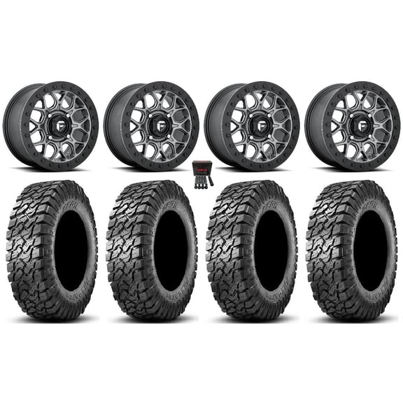 Fuel Tech Beadlock 15" Wheels Gm 30" Predator Tires Polaris RZR XP 1000 / PRO XP / Ranger XP 900/1000
