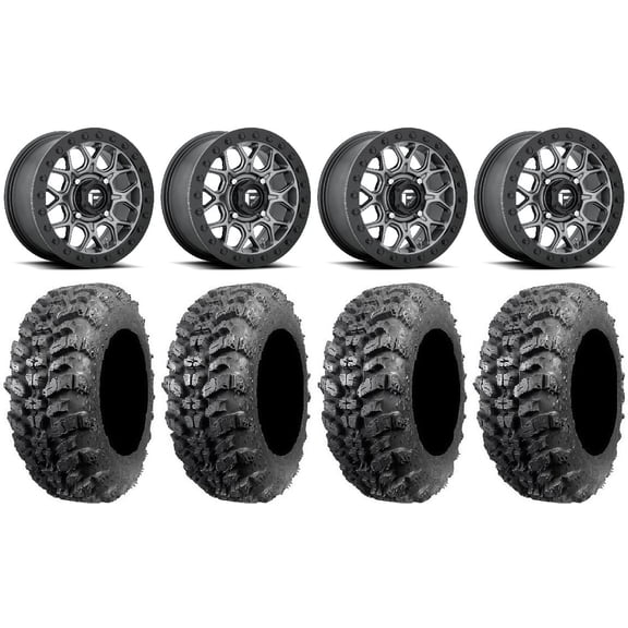 Fuel Tech Beadlock 15" Wheels Gm 35" Sniper 920 Tires Polaris RZR XP 1000 / PRO XP / Ranger XP 900/1000