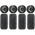 thumbnail image 1 of Fuel Tech Beadlock Black 15" Wheels 30" Regulator Tires Kawasaki Mule Pro FXT, 1 of 4