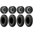 thumbnail image 1 of Fuel Tech Beadlock Black 15" Wheels 32" MotoRally Tires Can-Am Maverick X3 / Honda Pioneer 1000 / Talon, 1 of 4