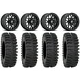 thumbnail image 1 of Fuel Tech Beadlock Black 15" Wheels 33" XT400 Tires Sportsman RZR Ranger, 1 of 4