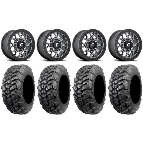 Fuel Tech Beadlock Gm 15" Wheels 28" Sniper 920 Tires Polaris RZR XP 1000 / PRO XP / Ranger XP 900/1000