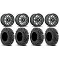 thumbnail image 1 of Fuel Tech Beadlock Gm 15" Wheels 30" MotoVator Tires Sportsman RZR Ranger, 1 of 4