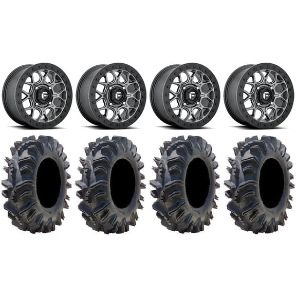 Fuel Tech Beadlock Gm 15" Wheels 34" Terminator Tires Polaris RZR XP 1000 / PRO XP / Ranger XP 900/1000
