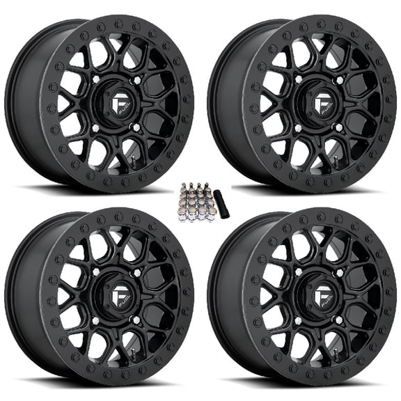 Fuel Tech Beadlock UTV Wheels Black 15" Polaris RZR 1000 XP / Ranger XP 900/1000