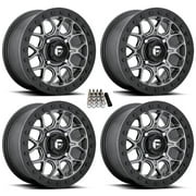 عجلات تقنية الوقود Beadlock UTV Gunmetal 15 Kawasaki Mule Pro FXT