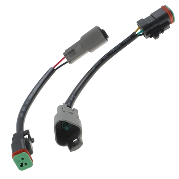Fuel Temp Sensor Harnesses & Turbo Boost Power Pigtails Cable Wire Fit for CAT