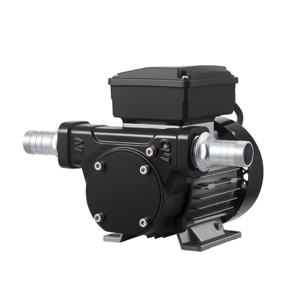 Fuel Transfer Pump 110V, 16 GPM 60 L/min, AC Electric Oil Transfer Pump for Diesel Kerosene Biodiesel, with Auto Fuel Nozzle & 2 Hoses, 45 ft/13.7 m Max Lift, for Vehicles, Construction Sites