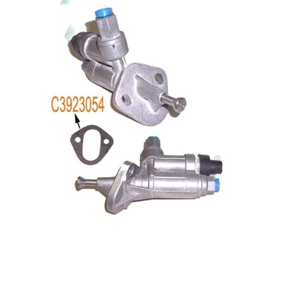 Fuel Transfer Pump Compatible with Case IH 586E 1990-2026 Cummins 6BT5.9 5.9L 6-cyl Turbo Diesel Flange-mounted 1/4-18 NPTF inlet, M14 x 1.5 outlet 3918000