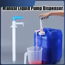 Fuel Transfer Pump, Portable Hand Fuel Pump, Lotion Extractor Gas Pumps Universal Fit for Vehicles, Boats, Lawn Equipment, Emergency & Home Use