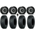 thumbnail image 1 of Fuel Triton 16" Wheels Black 32" Tenacity XNR 8ply Tires Kawasaki Mule Pro FXT, 1 of 4