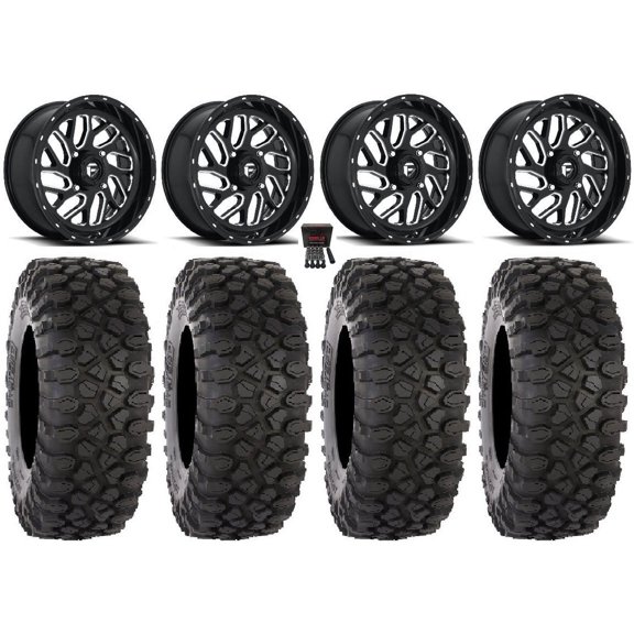 Fuel Triton 18" Wheels Black 35" XC450 Tires Polaris RZR XP 1000 / PRO XP / Ranger XP 900/1000