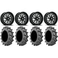 thumbnail image 1 of Fuel Triton Black 18" Wheels 33x8 (6ply) BKT 171 Tires Sportsman RZR Ranger, 1 of 4