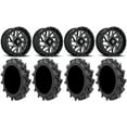 thumbnail image 1 of Fuel Triton Black 18" Wheels 34" MotoHavok Tires Sportsman RZR Ranger, 1 of 4