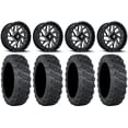 thumbnail image 1 of Fuel Triton Black 20" Wheels 33" Versa Cross V3 Tires Can-Am Maverick X3 / Honda Pioneer 1000 / Talon, 1 of 4