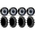 thumbnail image 1 of Fuel Triton Blue 24" Wheels 40" MotoHavok Tires Sportsman RZR Ranger, 1 of 4