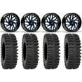 thumbnail image 1 of Fuel Triton Blue 24" Wheels 40" XT400 Tires Sportsman RZR Ranger, 1 of 4