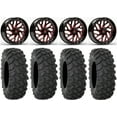 thumbnail image 1 of Fuel Triton Red 20" Wheels 35" XTR370 Tires Polaris RZR XP 1000 / PRO XP / Ranger XP 900/1000, 1 of 4