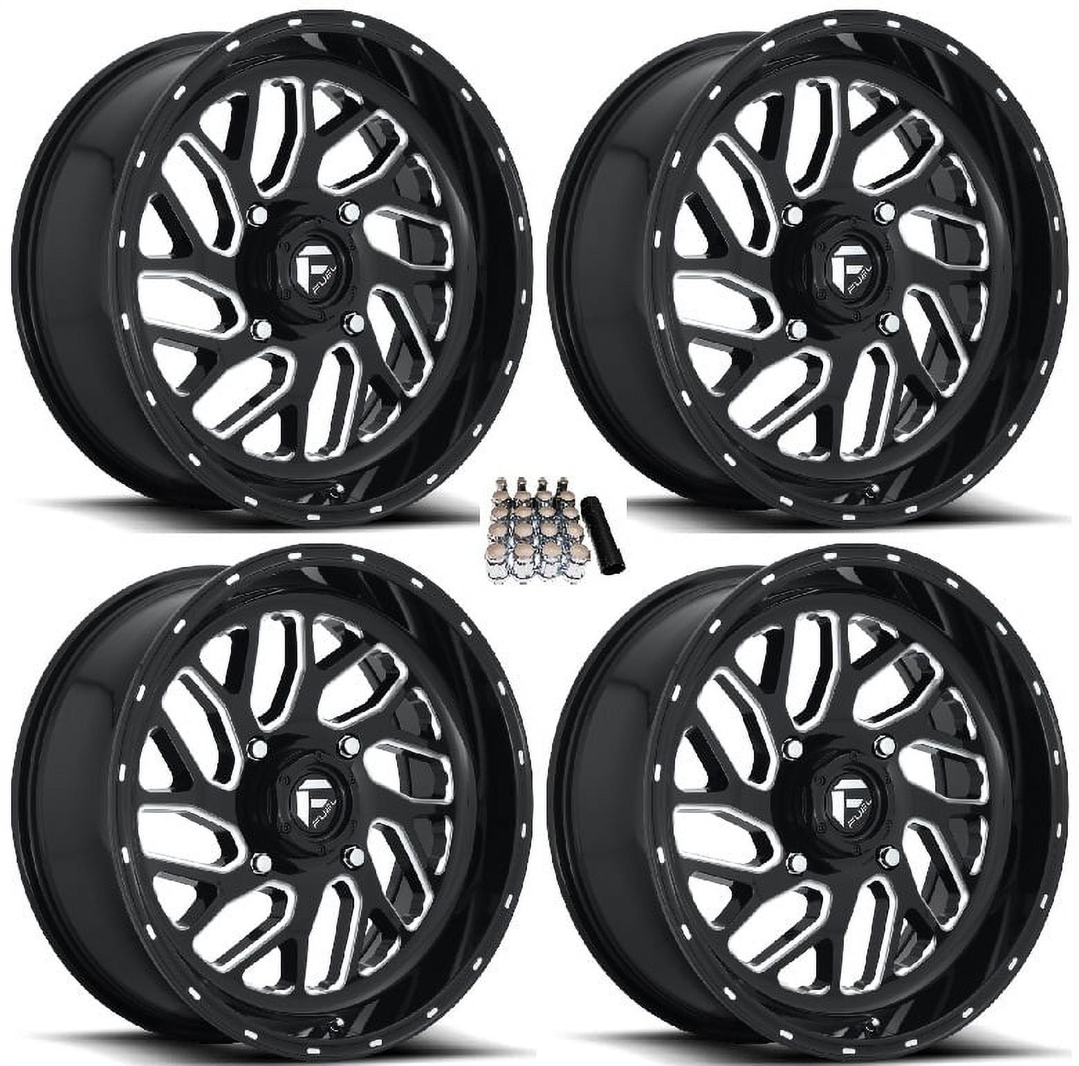Fuel Triton UTV Wheels Black 18