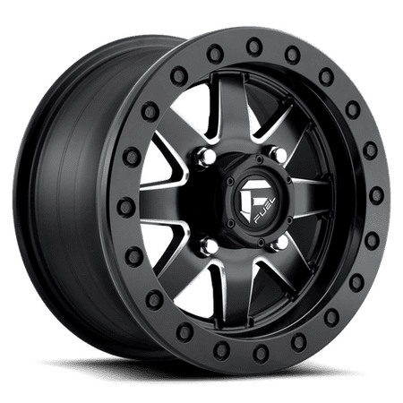 Fuel UTV Aluminum Rim D938 MAVERICK BL – OFF ROAD ONLY 15X7in Matte Black Milled Finish, D9381570A544 Sansujyuku sansujyuku.com