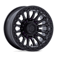 thumbnail image 1 of Fuel UTV Cast Aluminum Wheel D125 15x7 4x137 BLK-OUT 10mm, FV125MX15704810, 1 of 3