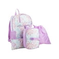 thumbnail interactive-video image 1 of Fuel Unisex 4-Piece Combo Backpack with Lunch Box, Storage Case and Shoe Pouch, Spring Floral, 1 of 9