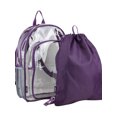 thumbnail image 1 of Fuel Unisex Clear Backpack and Drawstring Bundle, Berry Parfait, 1 of 7