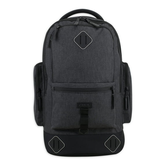 Fuel Unisex Honor Roll Backpack, Black Chambray