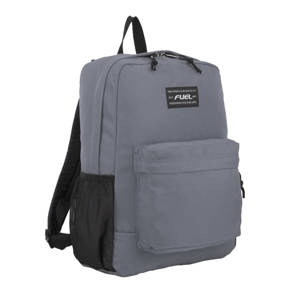 Fuel Unisex Legacy Everyday Classic Backpack, Gray