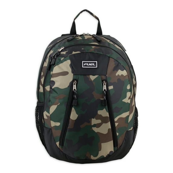 Fuel Unisex Men's and Women's Action 18" Laptop Backpack, Army Camouflage