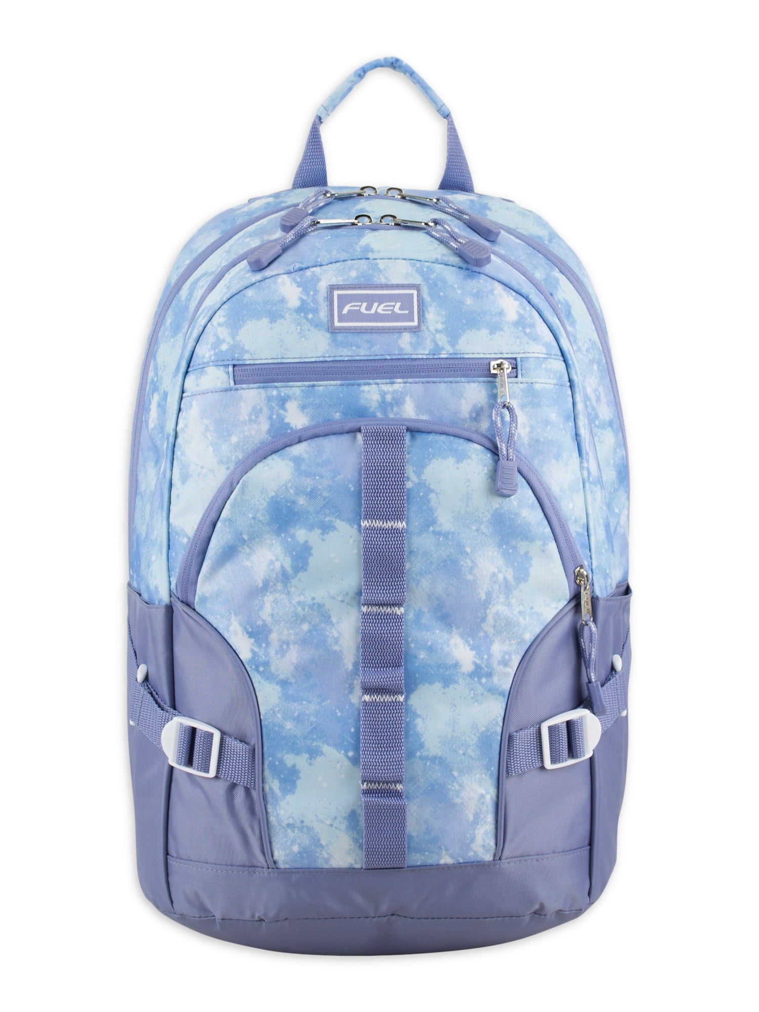 Fuel Unisex Multipocket Dynamic Active Backpack Light Blue Galaxy Walmart