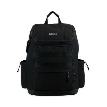 Fuel Unisex Outdoor Cargo Top Loading Backpack, Black