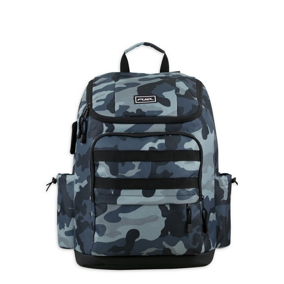 Fuel Unisex Outdoor Cargo Top Loading Backpack, Midnight Camouflage